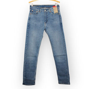 NEW 30x34 Levi's 505 Regular Denim Jeans Straight Stretch Ocean Blue Light-Med